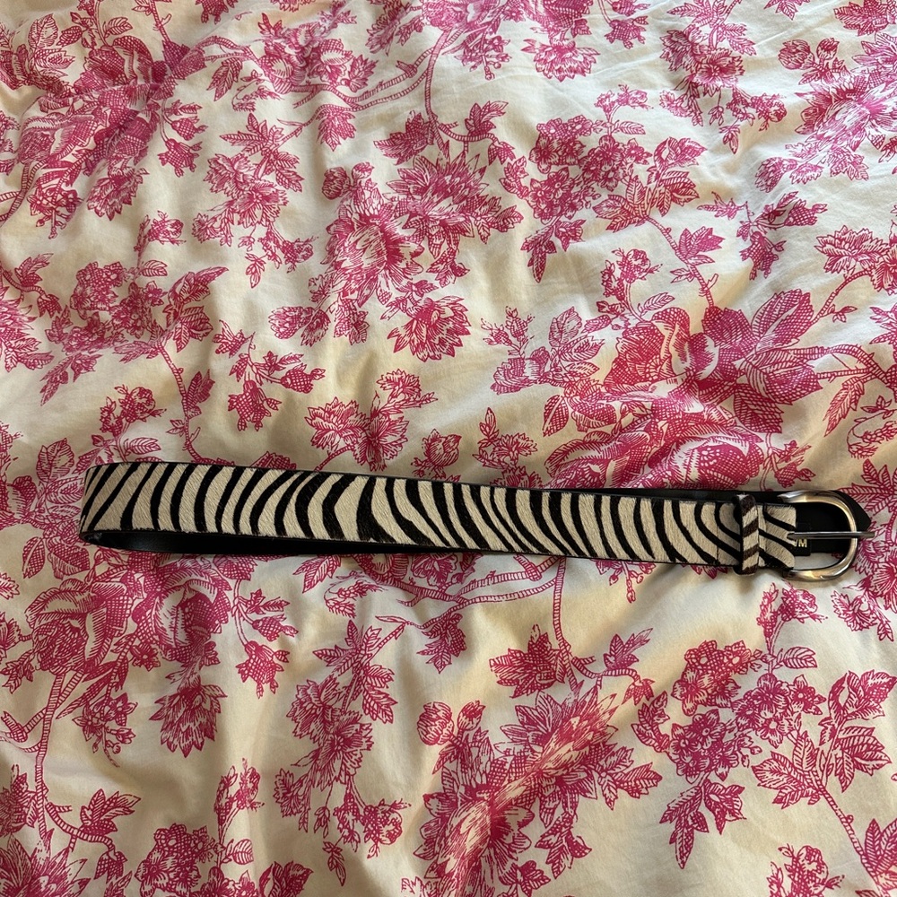 Zebra Print Free People Women's Belt